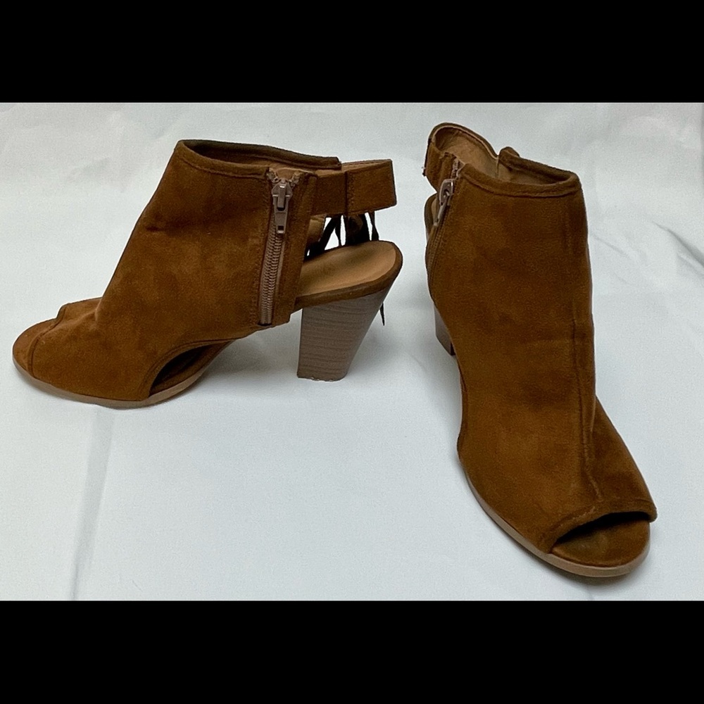 Heart in D Boots Leather with Fringe 8